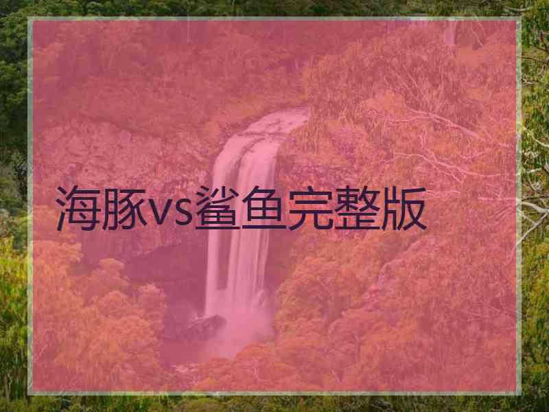 海豚vs鲨鱼完整版