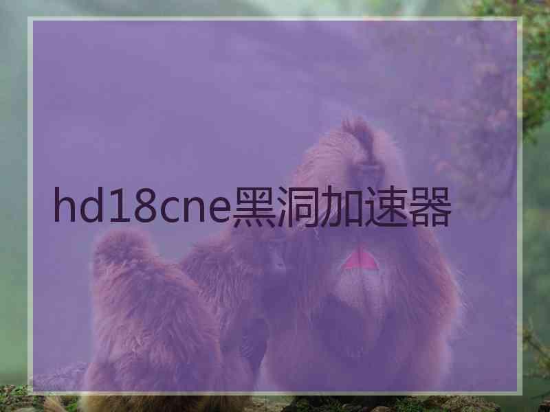 hd18cne黑洞加速器