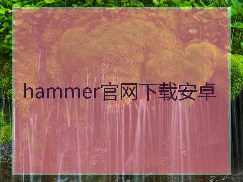 hammer官网下载安卓