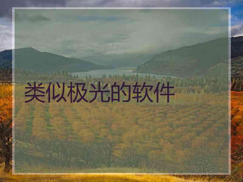 类似极光的软件