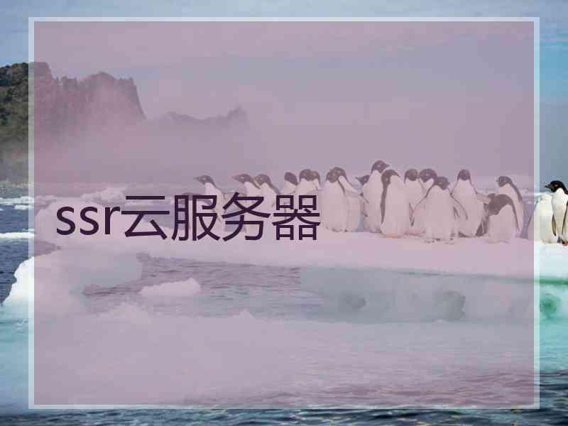 ssr云服务器