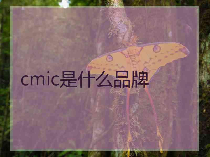 cmic是什么品牌