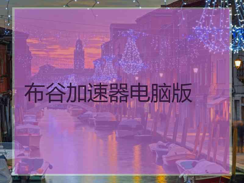 布谷加速器电脑版