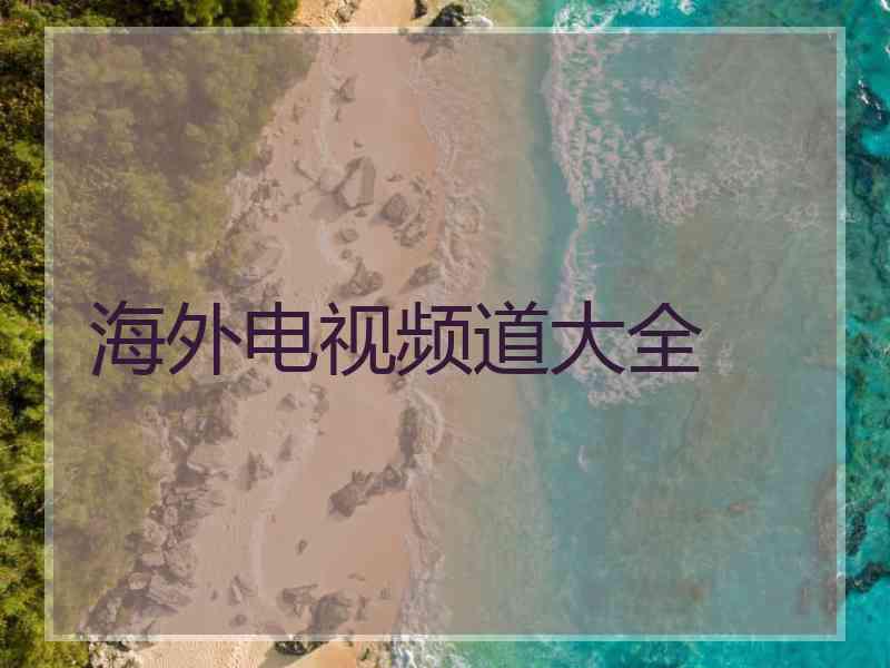 海外电视频道大全