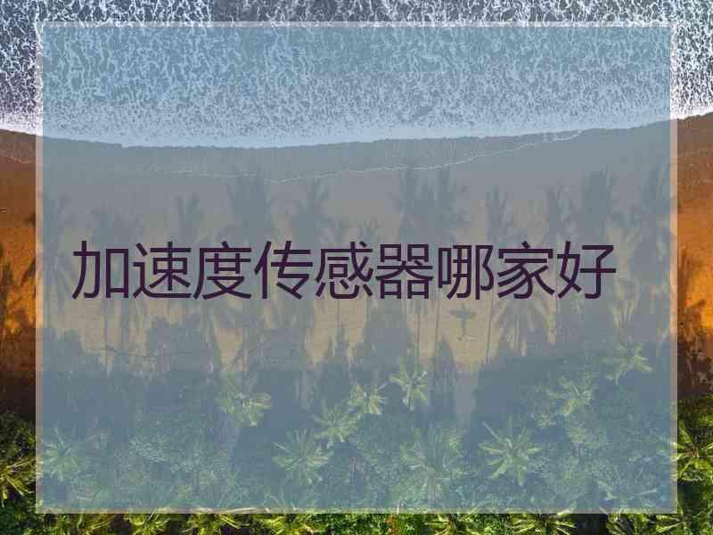 加速度传感器哪家好