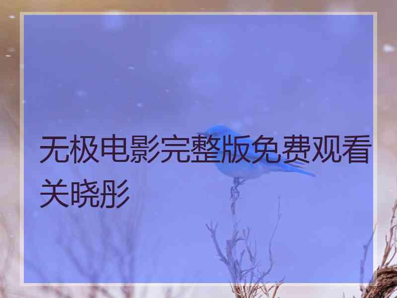 无极电影完整版免费观看关晓彤