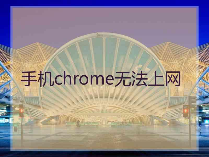 手机chrome无法上网