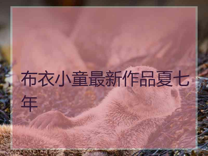 布衣小童最新作品夏七年