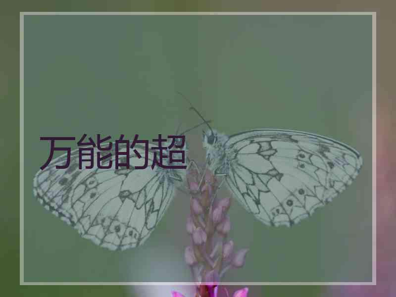 万能的超