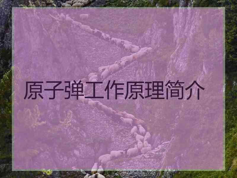 原子弹工作原理简介