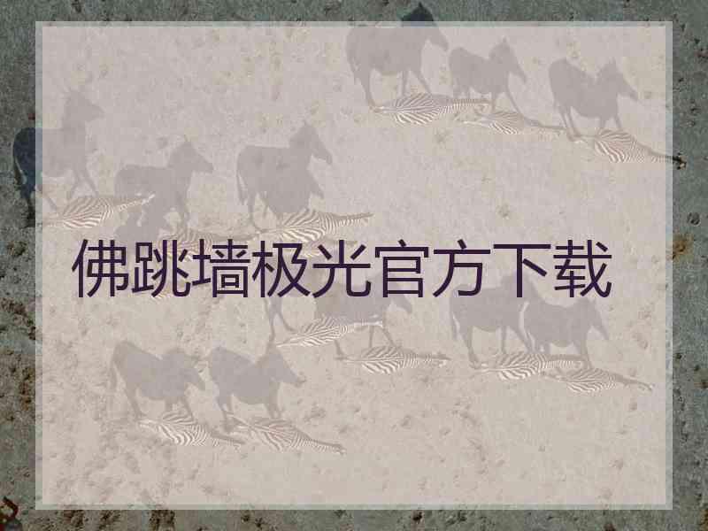 佛跳墙极光官方下载