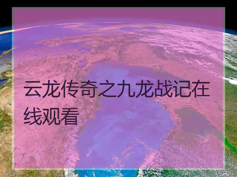 云龙传奇之九龙战记在线观看