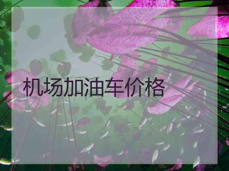 机场加油车价格