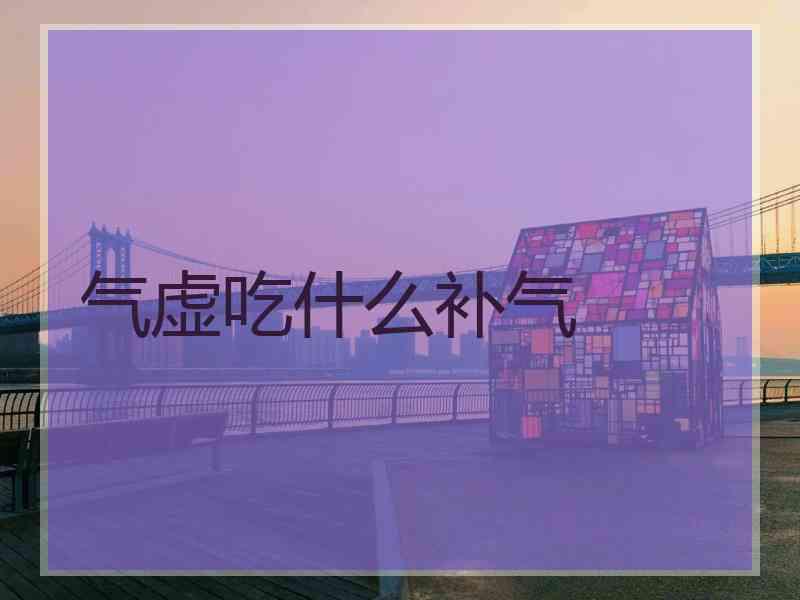 气虚吃什么补气