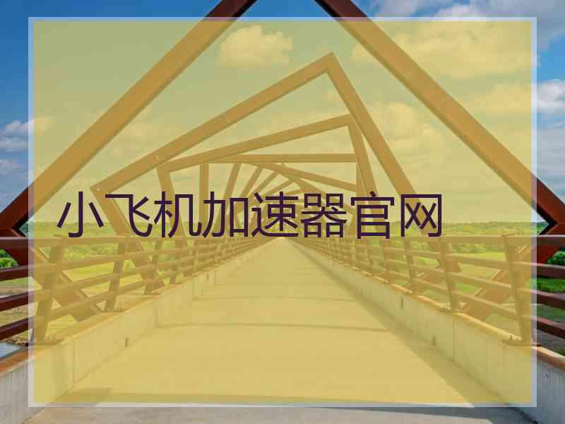 小飞机加速器官网