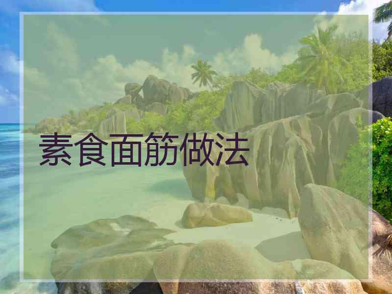 素食面筋做法