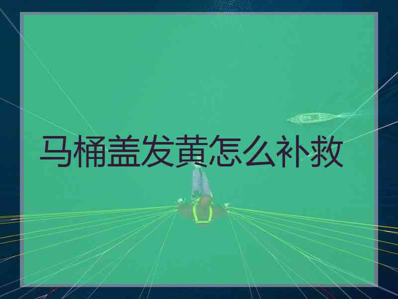 马桶盖发黄怎么补救