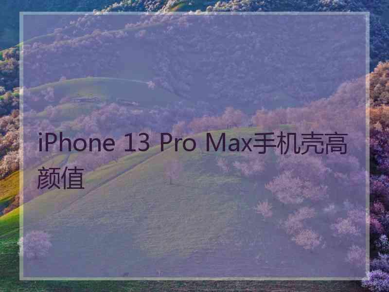 iPhone 13 Pro Max手机壳高颜值