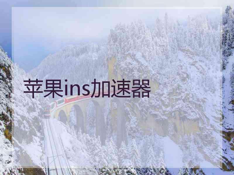 苹果ins加速器