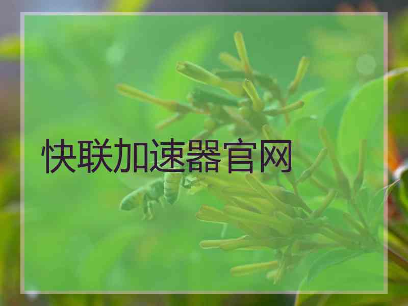 快联加速器官网