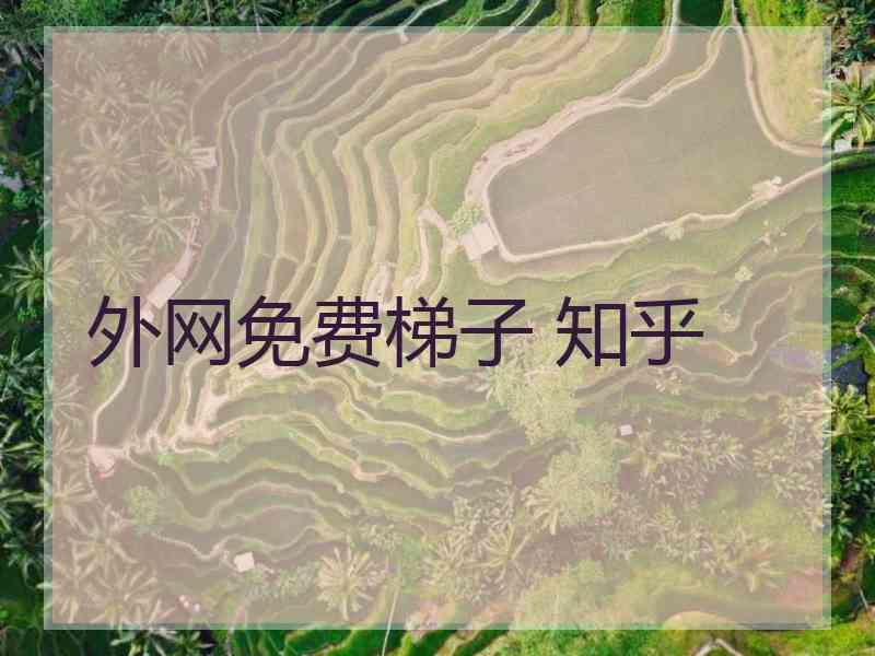外网免费梯子 知乎