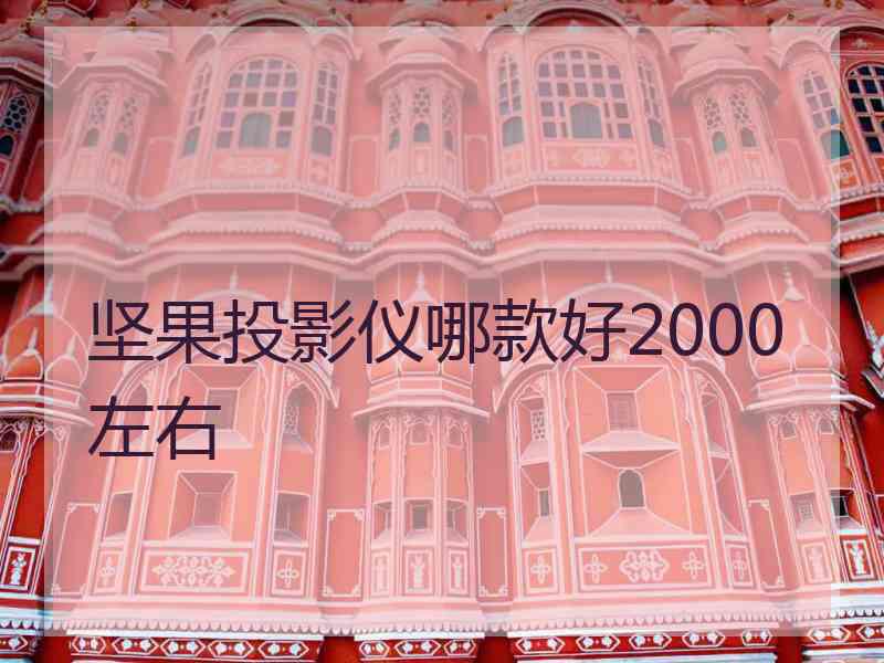 坚果投影仪哪款好2000左右