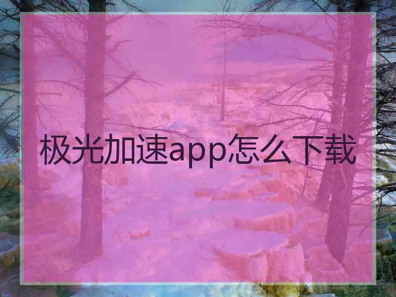 极光加速app怎么下载