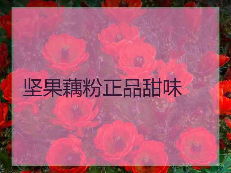 坚果藕粉正品甜味