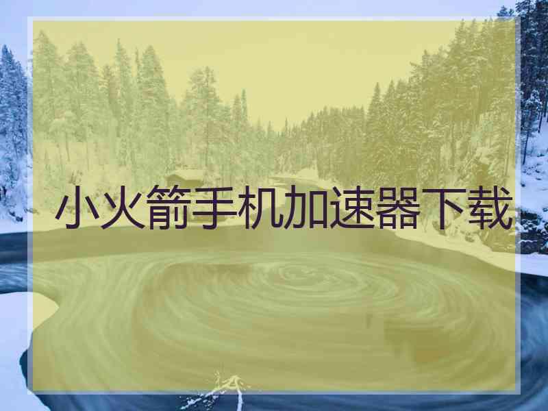 小火箭手机加速器下载