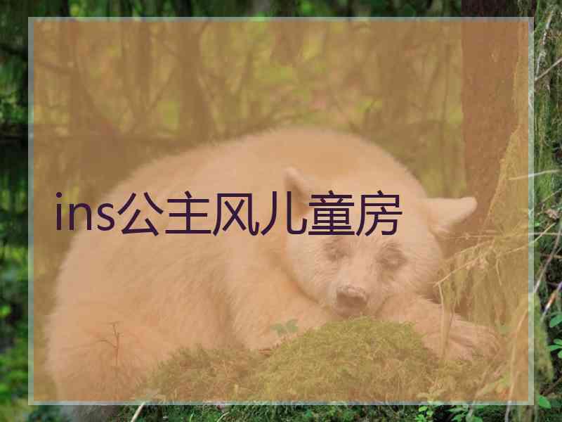 ins公主风儿童房