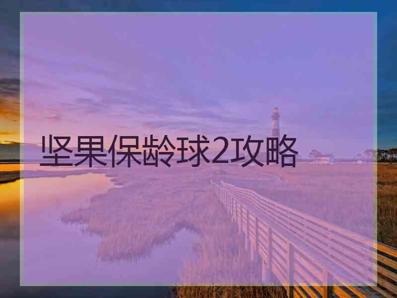 坚果保龄球2攻略