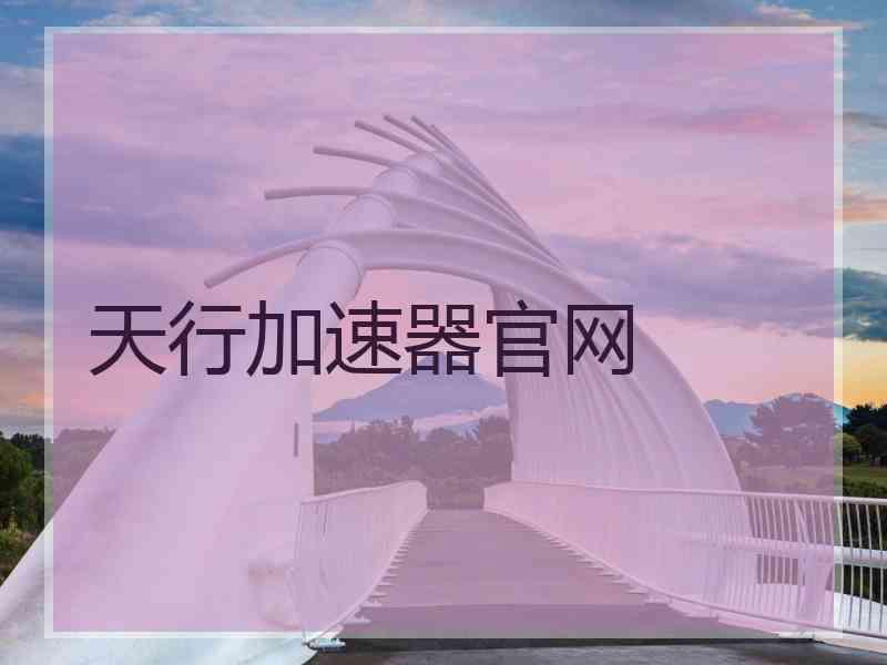 天行加速器官网