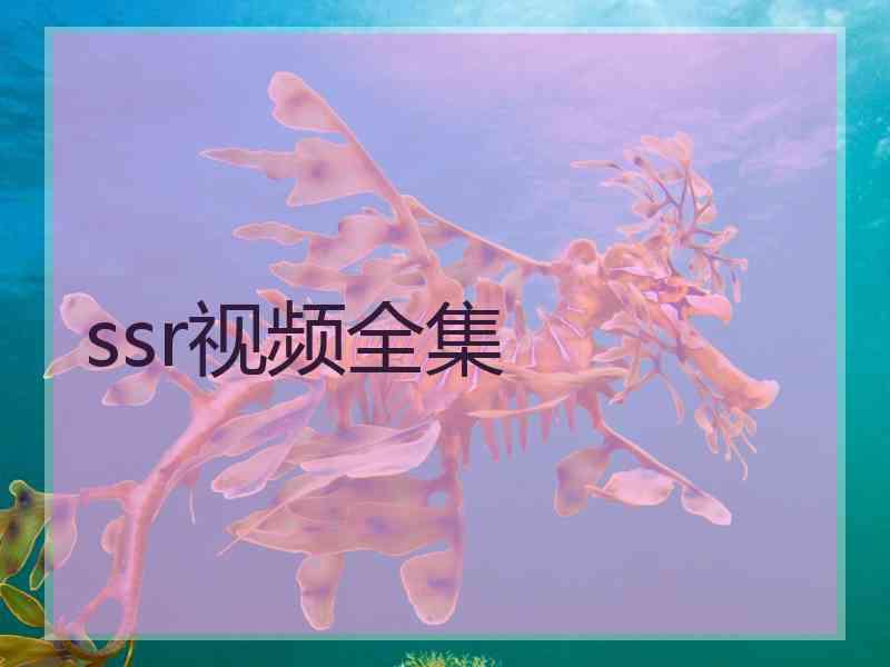 ssr视频全集