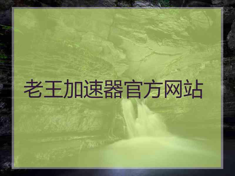 老王加速器官方网站