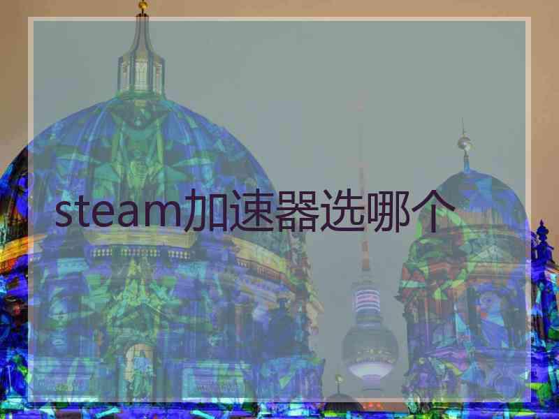 steam加速器选哪个