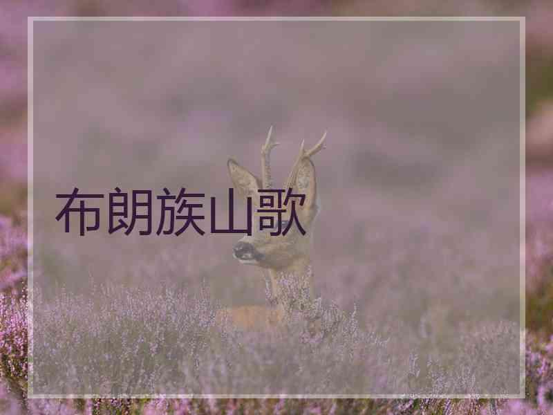 布朗族山歌