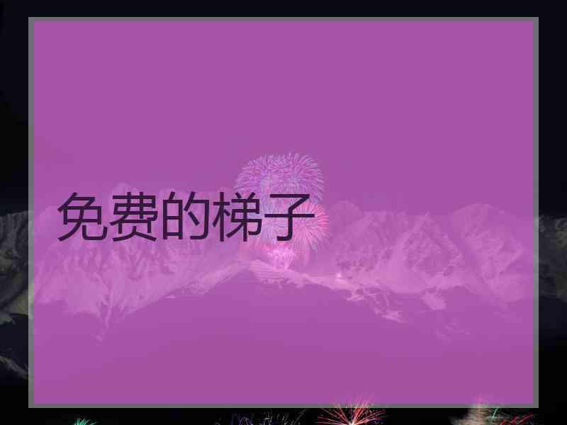 免费的梯子