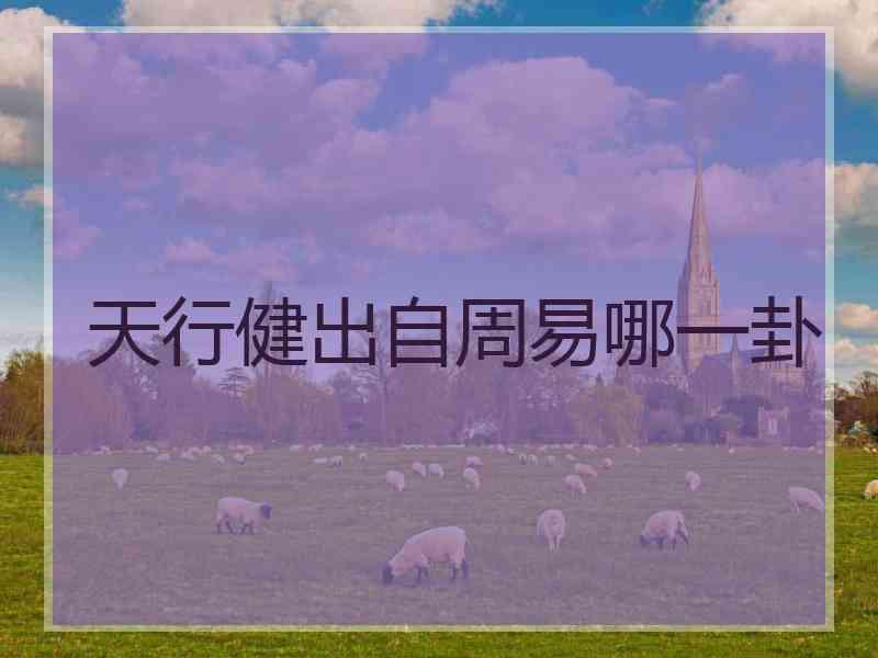 天行健出自周易哪一卦
