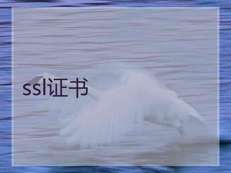 ssl证书