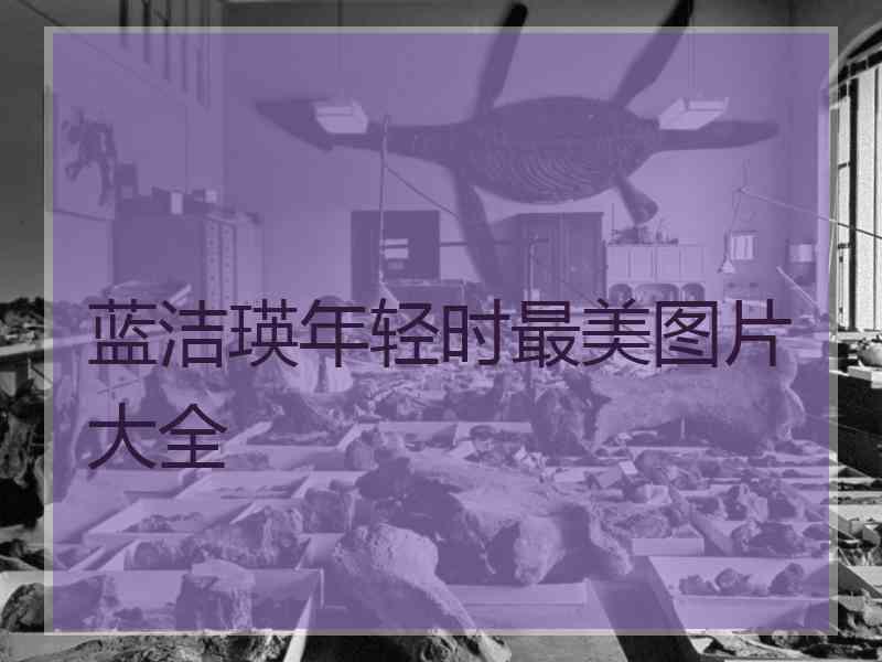 蓝洁瑛年轻时最美图片大全
