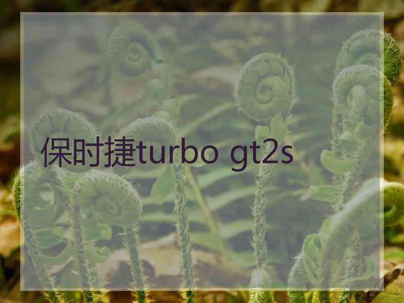 保时捷turbo gt2s