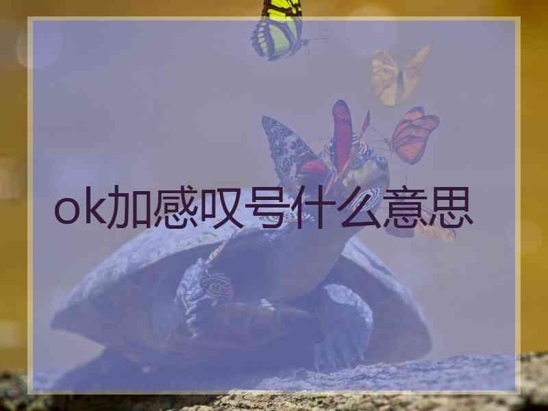 ok加感叹号什么意思