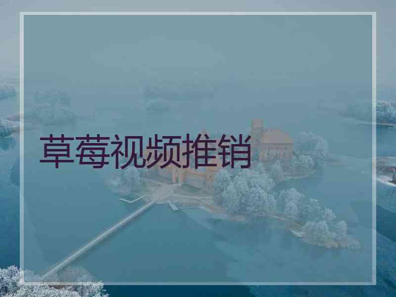 草莓视频推销