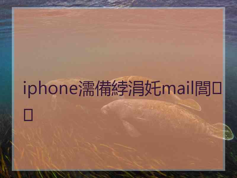 iphone濡備綍涓奼mail閭