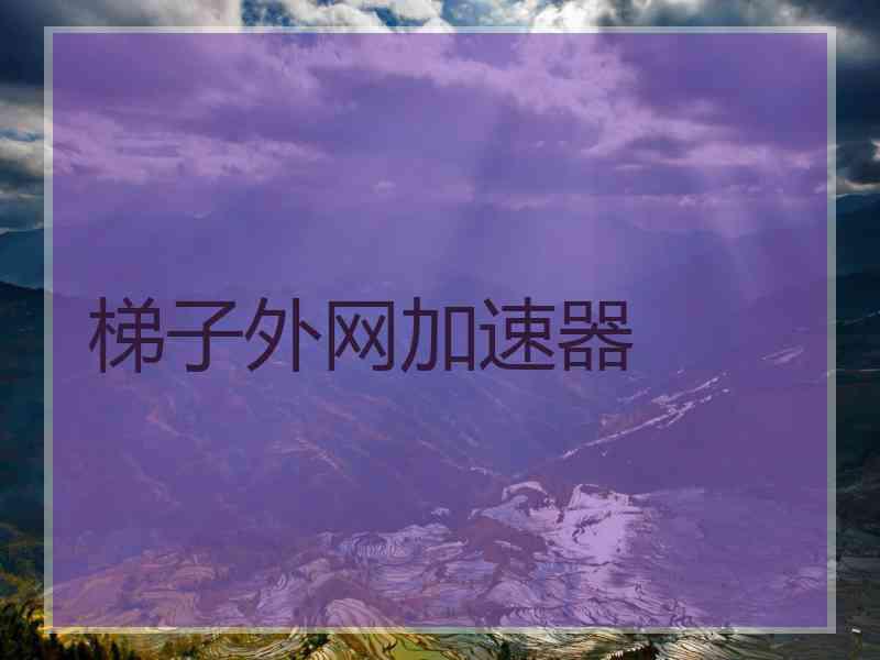 梯子外网加速器