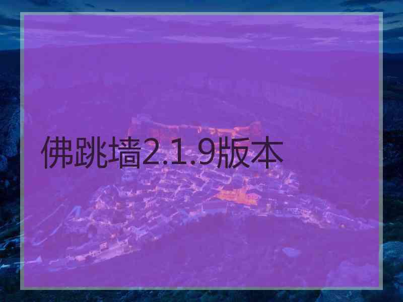 佛跳墙2.1.9版本