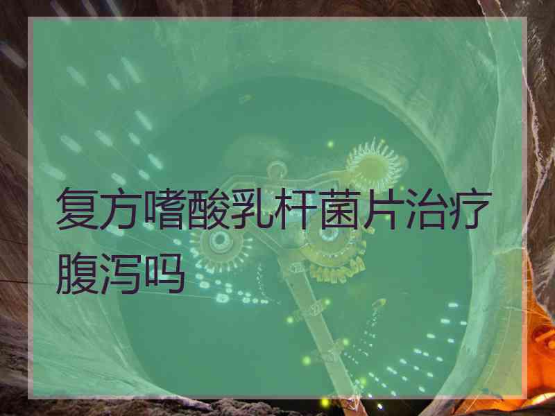 复方嗜酸乳杆菌片治疗腹泻吗