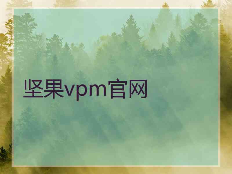 坚果vpm官网