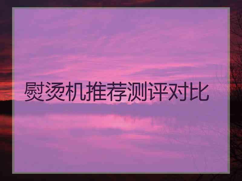 熨烫机推荐测评对比