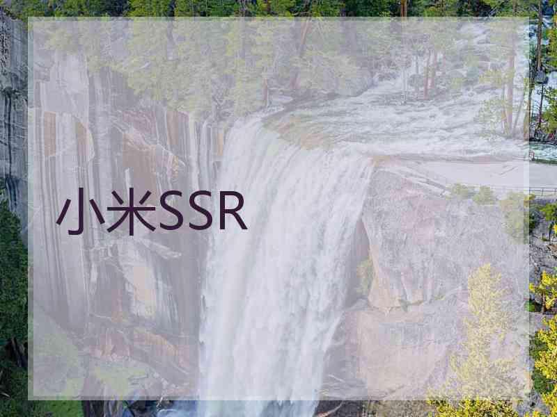 小米SSR